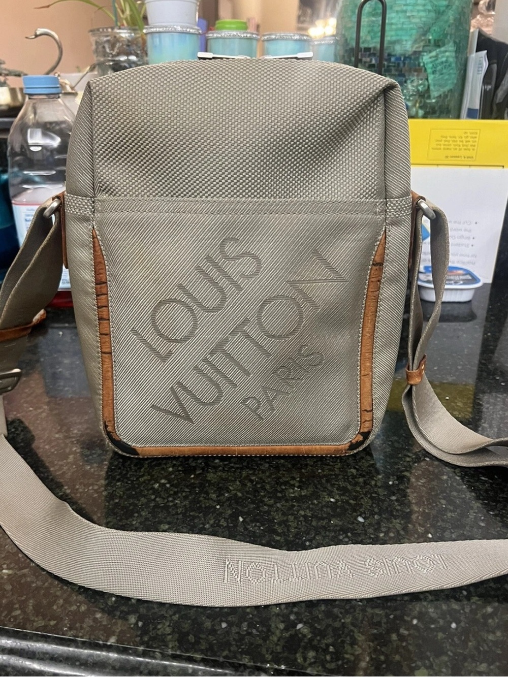 Louis Vuitton Beige Canvas Crossbody Bag for Men - Picture 10 of 10